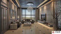 许多人会选择微晶石作为电视背景墙