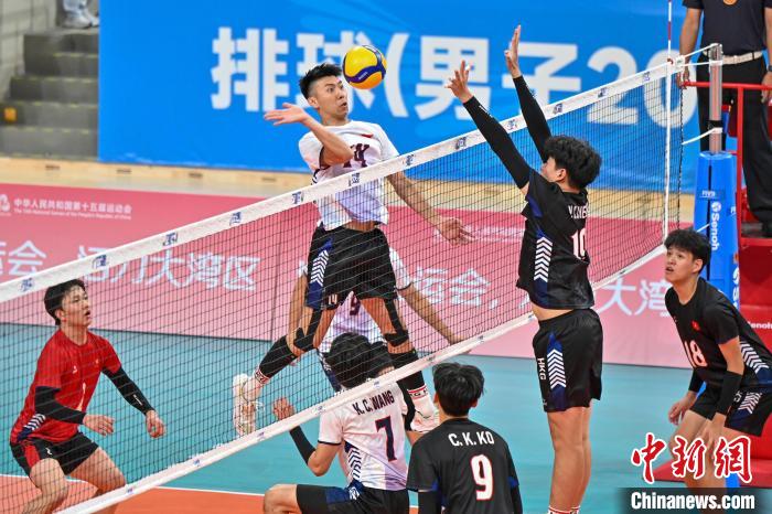 粤港澳青年排球邀请赛开赛 十五运会排球测试赛
